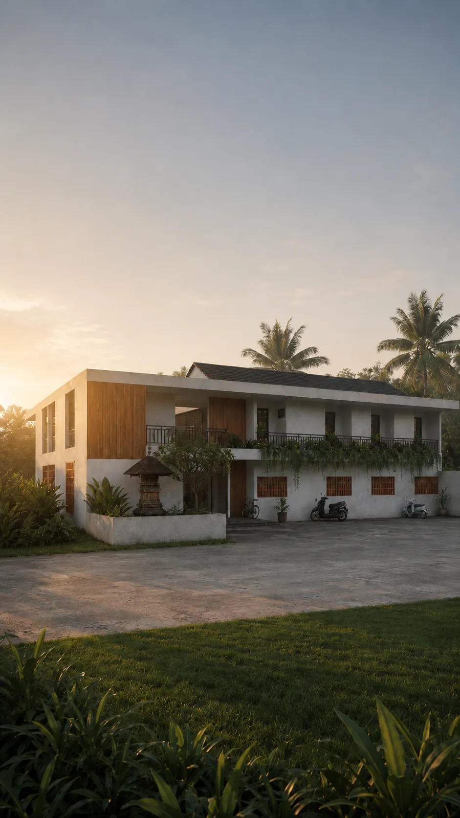 HAVN facade and entrance, full-height exterior view